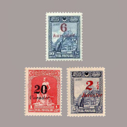 1929 YENİ HARFLERLE SÜRŞARJLI PULLAR