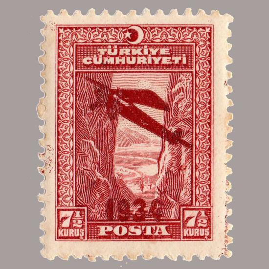 1934 SÜRŞARJLI BİRİNCİ UÇAK PULLARI