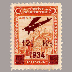 1934 SÜRŞARJLI BİRİNCİ UÇAK PULLARI