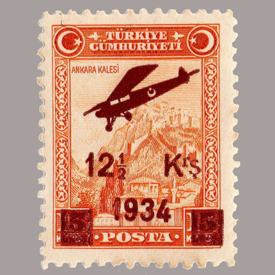 1934 SÜRŞARJLI BİRİNCİ UÇAK PULLARI