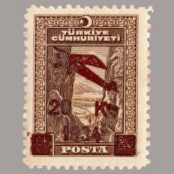 1934 SÜRŞARJLI BİRİNCİ UÇAK PULLARI