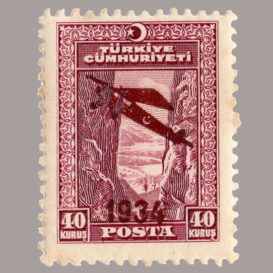 1934 SÜRŞARJLI BİRİNCİ UÇAK PULLARI