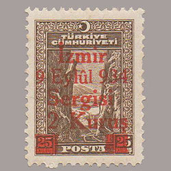 1934 İZMİR FUARI SÜRŞARJLI HATIRA PULLARI