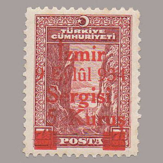 1934 İZMİR FUARI SÜRŞARJLI HATIRA PULLARI