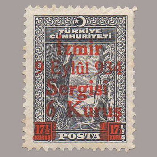 1934 İZMİR FUARI SÜRŞARJLI HATIRA PULLARI