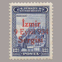 1934 İZMİR FUARI SÜRŞARJLI HATIRA PULLARI