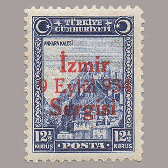 1934 İZMİR FUARI SÜRŞARJLI HATIRA PULLARI