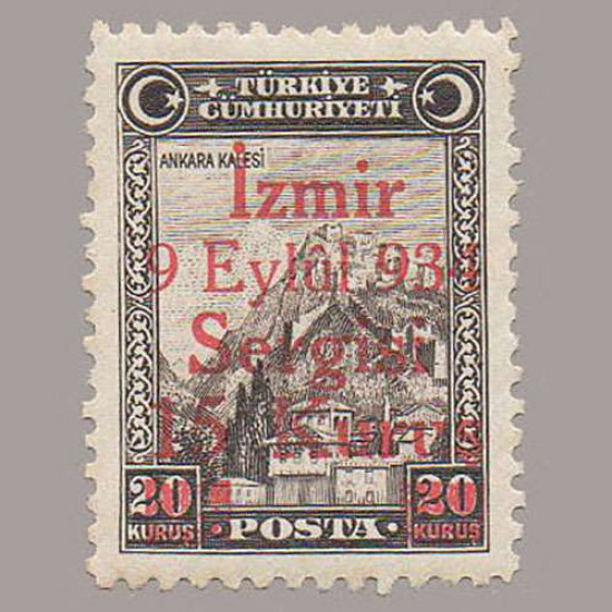 1934 İZMİR FUARI SÜRŞARJLI HATIRA PULLARI