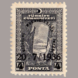 1936 BOĞAZLAR MUKAVELESİNİN İMZASI SÜRŞARJLI HATIRA SERİSİ