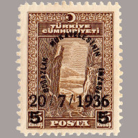 1936 BOĞAZLAR MUKAVELESİNİN İMZASI SÜRŞARJLI HATIRA SERİSİ