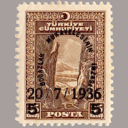 1936 BOĞAZLAR MUKAVELESİNİN İMZASI SÜRŞARJLI HATIRA SERİSİ