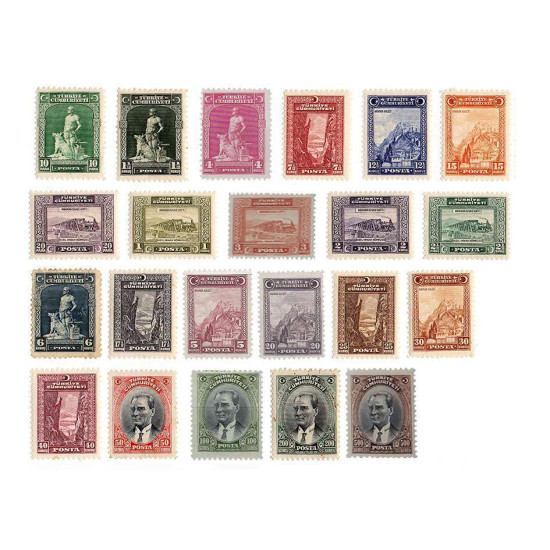 1930 LONDRA BASKISI PULLAR ("CÜMHURİYET",U noktalı)