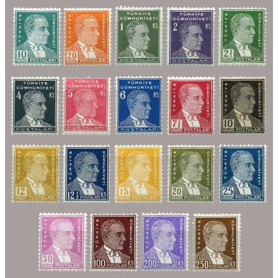 1931 BİRİNCİ ATATÜRK SERİSİ (İnce mat kağıt)