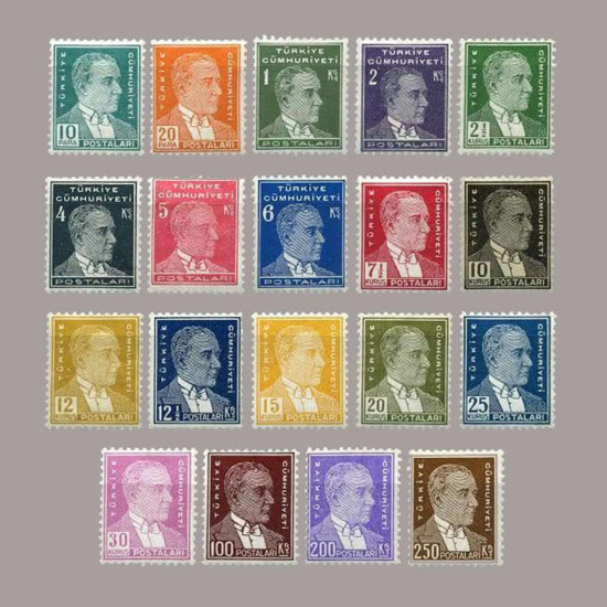 1932 BİRİNCİ ATATÜRK SERİSİ ( İnce mat Kağıt)