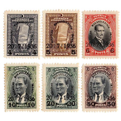 1936 BOĞAZLAR MUKAVELESİNİN İMZASI SÜRŞARJLI HATIRA SERİSİ