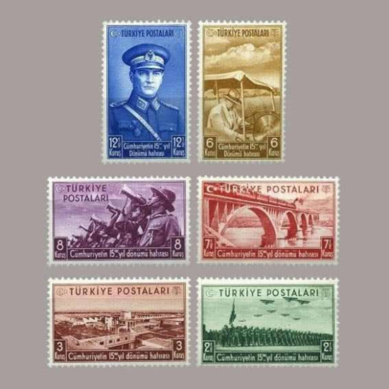 1938 CUMHURİYET'in 15.YILDÖNÜMÜ