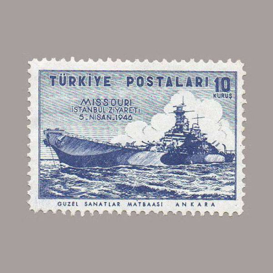 1946 MİSSOURİ ZIRHLISININ İSTANBUL ZİYARETİ