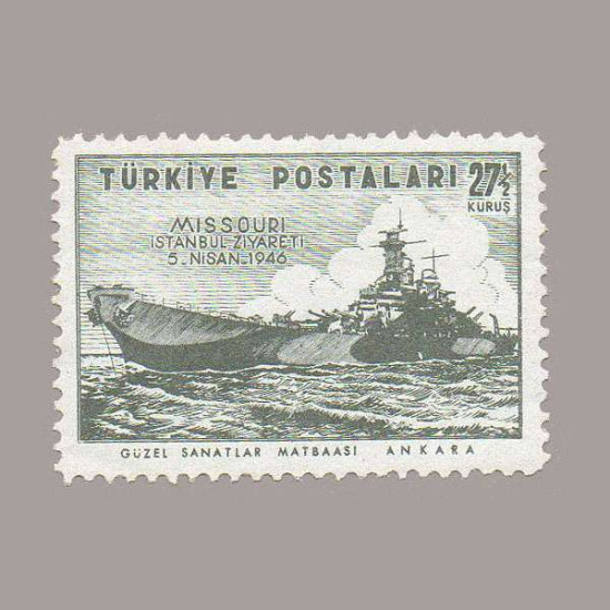 1946 MİSSOURİ ZIRHLISININ İSTANBUL ZİYARETİ