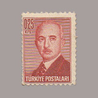 1948 LONDRA BASKISI İNÖNÜ PULLARI