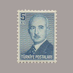 1948 LONDRA BASKISI İNÖNÜ PULLARI