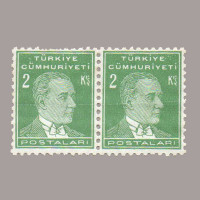 1940   4. ATATÜRK SERİSİ İKİLİ BLOK