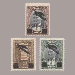 1941 SÜRŞARJLI UÇAK PULLARI