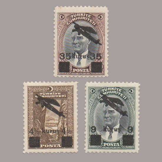 1941 SÜRŞARJLI UÇAK PULLARI