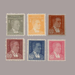 1951 YEDİNCİ ATATÜRK SERİSİ (Orta Kağıt-Parlak zamk)