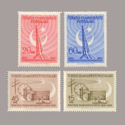 1955 TÜRKİYE'de TELEKOMÜNÜKASYONUN 100.YILI