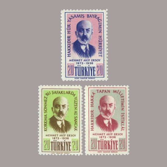 1956 MEHMET AKİF ERSOY'un  20.ÖLÜM YILDÖNÜMÜ