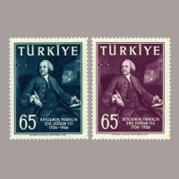 1957 BENJAMİN FRANKLİN'nin DOĞUMUNUN 250.YILI