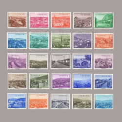 1958 ŞEHİRLER SERİSİ (5 krş. birinci 25 adet)