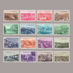 1958 ŞEHİRLER SERİSİ  (20 krş. birinci 20 adet)