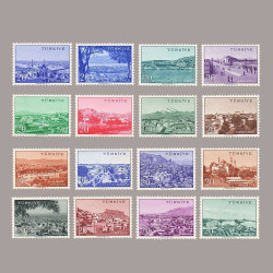 1958 ŞEHİRLER SERİSİ  (20 krş. üçüncü 20 adet)