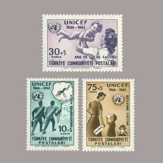 1961 UNİCEF'in KURULUŞUNUN 15.YILI