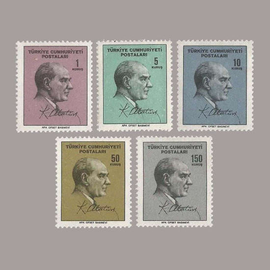 1965 ATATÜRK SÜREKLİ SERİ