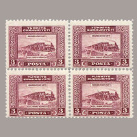 1929 LONDRA BASKISI YENİ HARFLERLE DÖRTLÜ BLOK