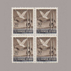 1947 İZMİR ENTERNASYONAL FUARI DÖRTLÜ BLOK