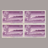 1947 3.MİLLETLERARASI ÜZÜM VE ŞARAP KONGRESİ DÖRTLÜ BLOK