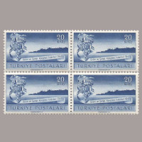 1947 3.MİLLETLERARASI ÜZÜM VE ŞARAP KONGRESİ DÖRTLÜ BLOK