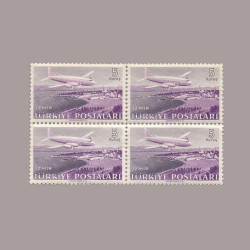 1949 UÇAK PULLARI DÖRTLÜ BLOK