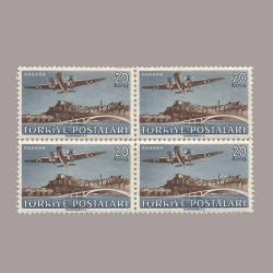 1949 UÇAK PULLARI DÖRTLÜ BLOK