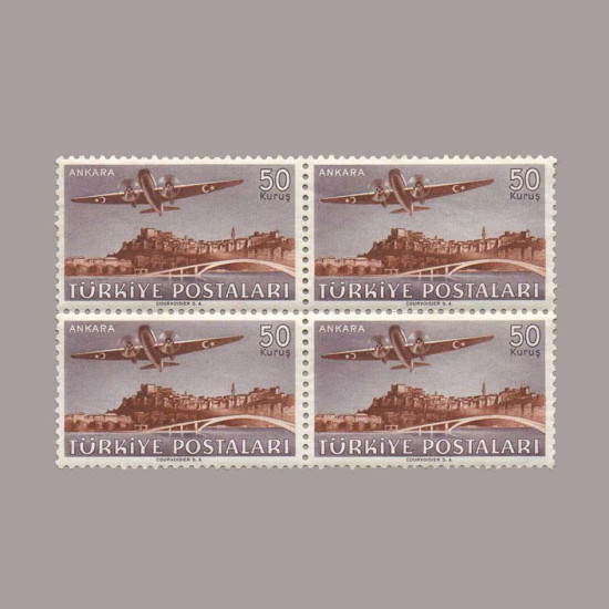 1949 UÇAK PULLARI DÖRTLÜ BLOK