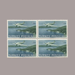 1949 UÇAK PULLARI DÖRTLÜ BLOK