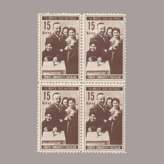 1950  14 MAYIS SEÇİMLERİ DÖRTLÜ BLOK