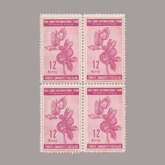 1950 İZMİR ENTERNASYONAL FUARI DÖRTLÜ BLOK