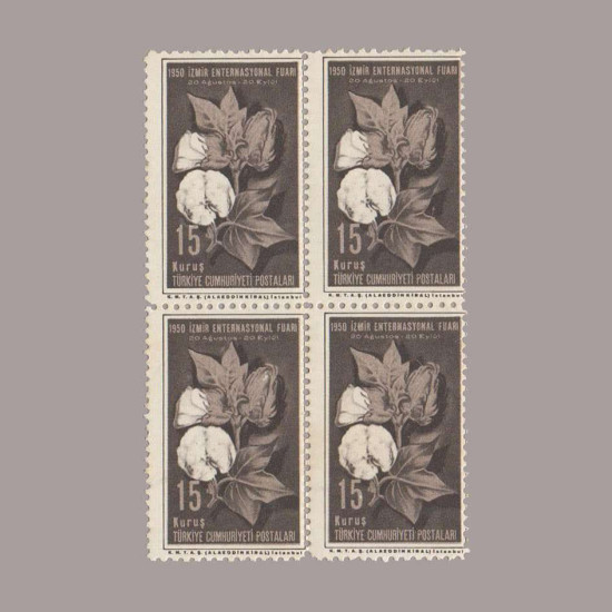 1950 İZMİR ENTERNASYONAL FUARI DÖRTLÜ BLOK