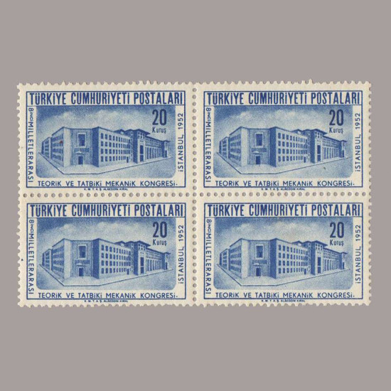 1952  VIII.MİLETLERARASI MEKANİK KONGRESİ DÖRTLÜ BLOK