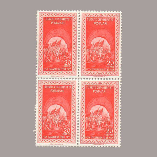 1953 İSTANBUL'un FETHİNİN 500.YILDÖNÜMÜ DÖRTLÜ BLOK