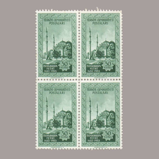 1953 İSTANBUL'un FETHİNİN 500.YILDÖNÜMÜ DÖRTLÜ BLOK
